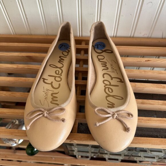 Sam Edelman Tan Ballet Flats - Picture 1 of 6